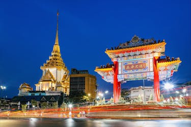 Recorrido a pie autoguiado por Chinatown y el Templo del Buda Dorado